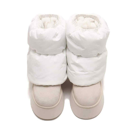 1158275-WCRM UGG Women's Classic Mini Dipper Puffer White Ceramic (Women's)