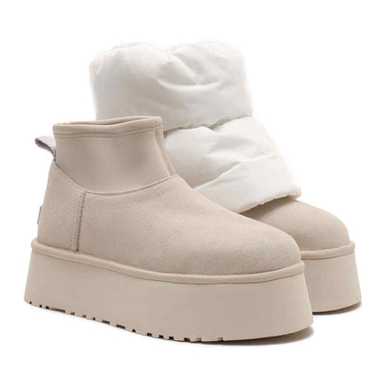 1158275-WCRM UGG Women's Classic Mini Dipper Puffer White Ceramic (Women's)