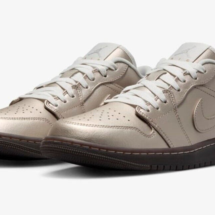 HQ3529-099 Nike Women's Air Jordan 1 Low SE Metallic Zinc (Women's)