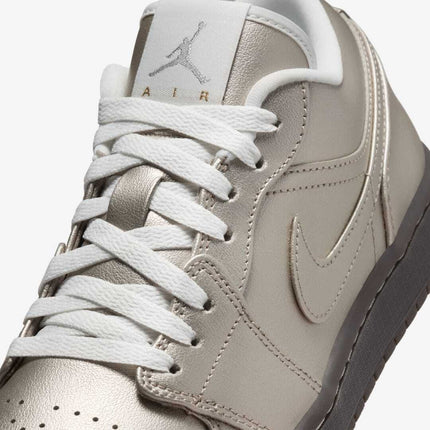 HQ3529-099 Nike Women's Air Jordan 1 Low SE Metallic Zinc (Women's)