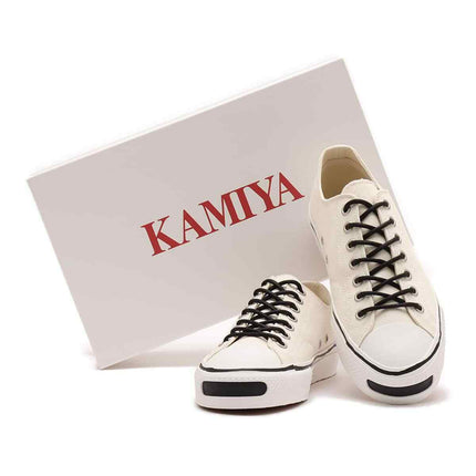 G13FW701-WHITE KAMIYA Joey Vulcanized Sneakers White (Men's)