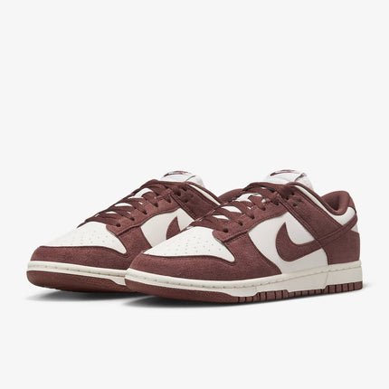 HJ7673-001 Nike Dunk Low Phantom Sail White Red Sepia (Women's)