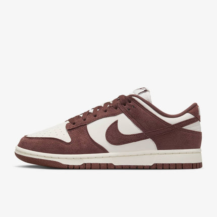 HJ7673-001 Nike Dunk Low Phantom Sail White Red Sepia (Women's)