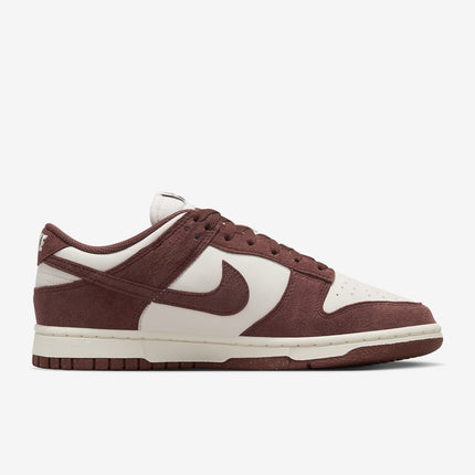 HJ7673-001 Nike Dunk Low Phantom Sail White Red Sepia (Women's)