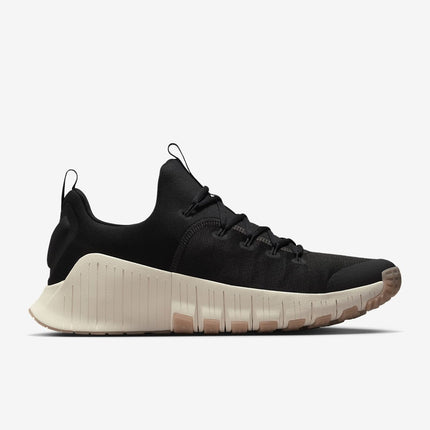 FJ7127-010 Nike Free Metcon 6 Black Gum Light Brown Coconut Milk (Men's)