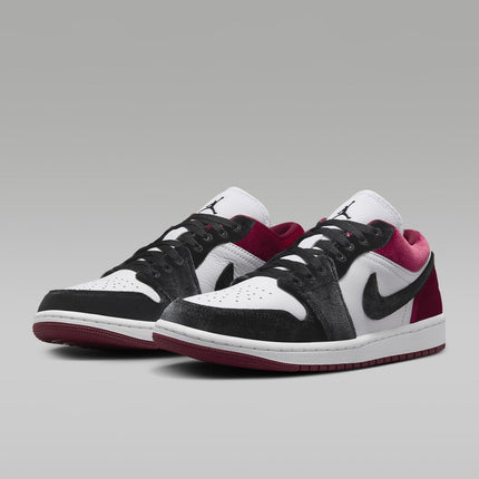 FZ3242-001 Nike Air Jordan 1 Low SE Velvet Red Black (Men's)