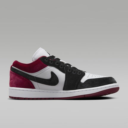 FZ3242-001 Nike Air Jordan 1 Low SE Velvet Red Black (Men's)