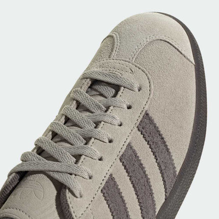 IG2098 adidas Originals Gazelle Putty Grey Charcoal Dark Brown (Men's)