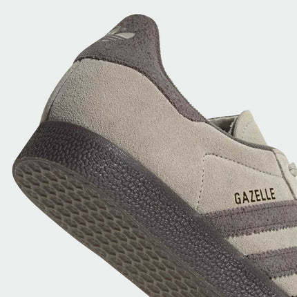 IG2098 adidas Originals Gazelle Putty Grey Charcoal Dark Brown (Men's)