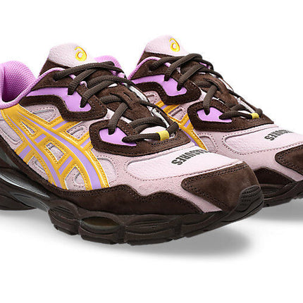 1203A622-700 PLEASURES Asics Gel-NYC Pink Brown Yellow (Men's)