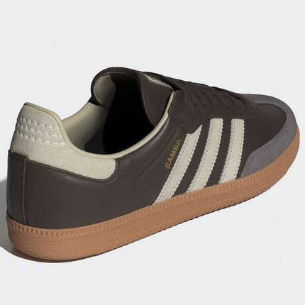 ID1481 adidas Originals Samba OG Brown Putty Grey Gold Metallic (Men's)