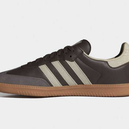 ID1481 adidas Originals Samba OG Brown Putty Grey Gold Metallic (Men's)