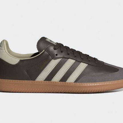 ID1481 adidas Originals Samba OG Brown Putty Grey Gold Metallic (Men's)