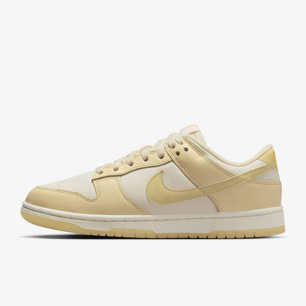 FZ2552-100 Nike Dunk Low Muslin Pale Ivory Laser Orange Team Gold (Women's)