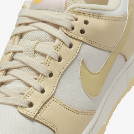 FZ2552-100 Nike Dunk Low Muslin Pale Ivory Laser Orange Team Gold (Women's)