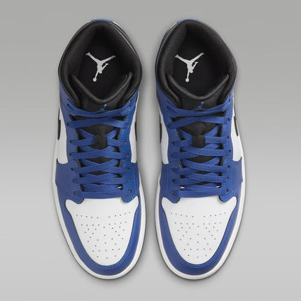 DQ8426-402 Nike Air Jordan 1 Mid Game Royal White Black (Men's)