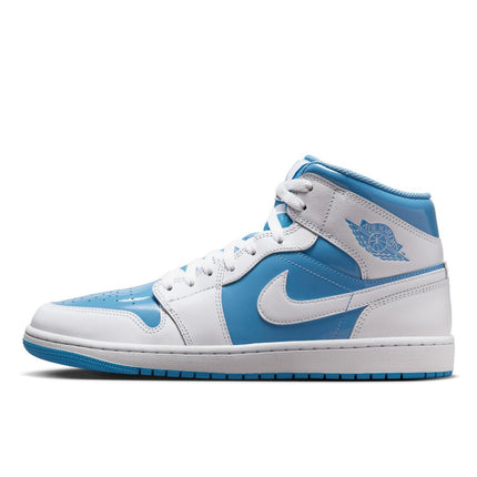 FZ2142-114 Nike Air Jordan 1 Mid White Legend Blue (Men's)