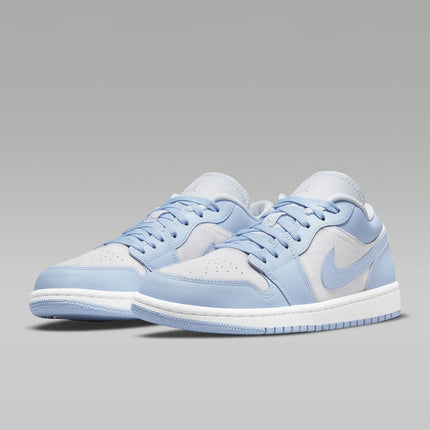 DC0774-050 Nike Air Jordan 1 Low Football Grey Aluminum White (Women's)