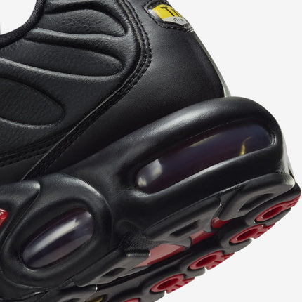 FZ3038-001 Nike Air Max Plus Premium Black Metallic Gold University Red (Men's)