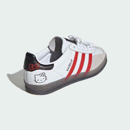 II0013 Hello Kitty adidas Originals Gazelle Indoor Footwear White Red (Women's)