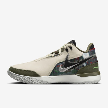 HF0716-200 FaZe Clan Nike LeBron NXXT Gen AMPD Light Cream Medium Olive (Men's)