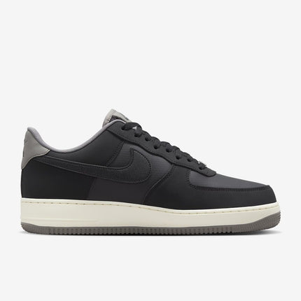 FZ5225-001 Nike Air Force 1 '07 LV8 Black Flat Pewter Coconut Milk (Men's)