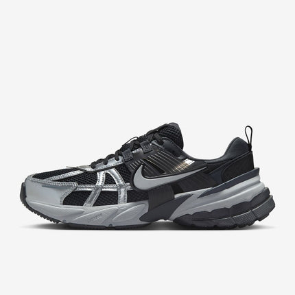 FD0736-005 Nike V2K Run Black Anthracite Dark Smoke Grey Metallic Silve (Women's)