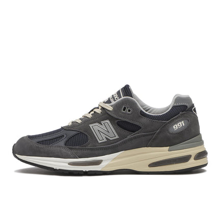 U991GG2 New Balance 991V2 Gray Navy (Men's)