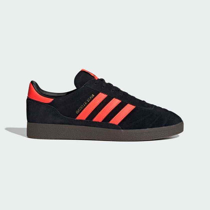 II0006 adidas Originals Gazelle Team Core Black Solar Orange Footwear (Men's)