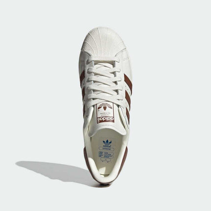 IF6199 adidas Originals Superstar 82 Cloud White Preloved Brown Off White (Men's