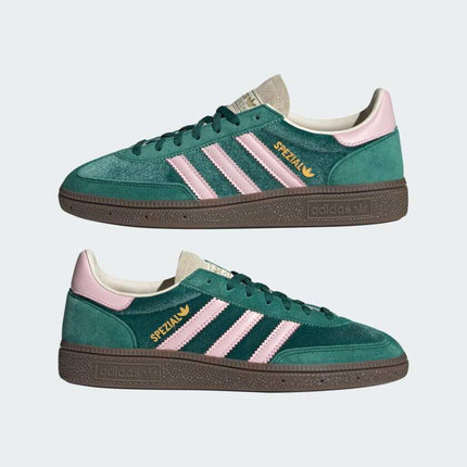 JI2648 adidas Originals Handball Spezial Collegiate Green Clear Pink (Women's)