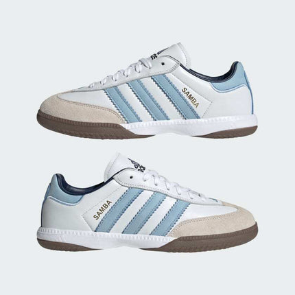 JI3183 adidas Originals Samba MN Cloud White Clear Sky Gum (Men's)