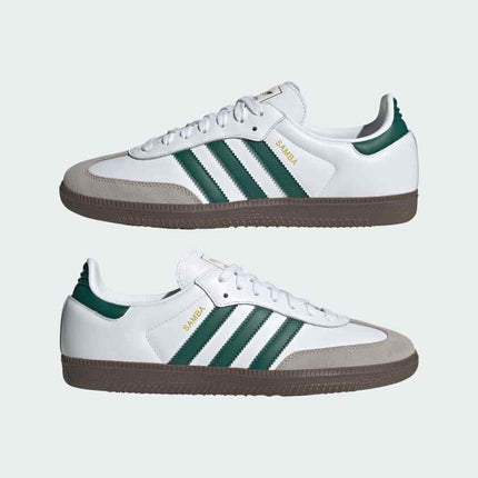 JH8797 adidas Originals Samba OG Cloud White Collegiate Green Clear Granite (Men