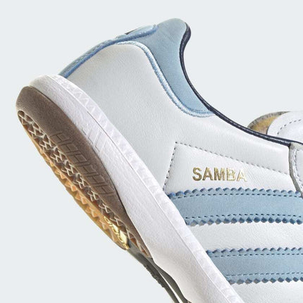 JI3183 adidas Originals Samba MN Cloud White Clear Sky Gum (Men's)