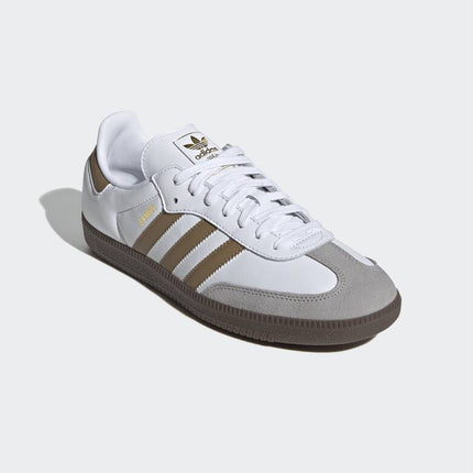 JH8796 adidas Originals Samba OG Cloud White Brown Desert Clear Granite (Men's)