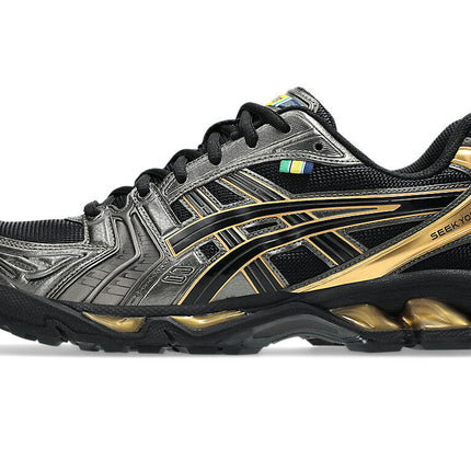 1203A860-001 Ayrton Senna Asics Gel-Kayano 14 Black Pure Gold (Men's)