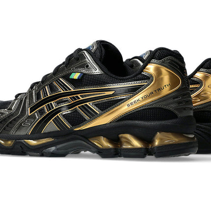 1203A860-001 Ayrton Senna Asics Gel-Kayano 14 Black Pure Gold (Men's)