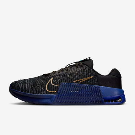 HF1098-001 Nike Metcon 9 AMP Black Deep Night Copper Moon Blue Void (Men's)