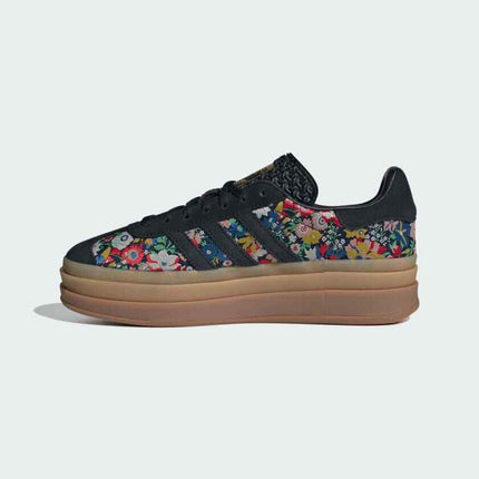 JI2572 Liberty London adidas Originals Gazelle Bold Core Black (Women's)