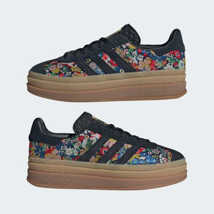 JI2572 Liberty London adidas Originals Gazelle Bold Core Black (Women's)