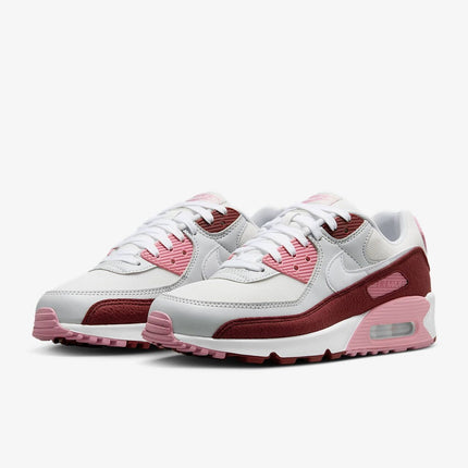 HM9451-600 Nike Air Max 90 SE Dark Team Red Platinum Tint Pure Platinum (Women's