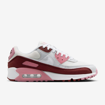 HM9451-600 Nike Air Max 90 SE Dark Team Red Platinum Tint Pure Platinum (Women's