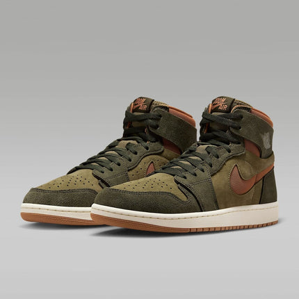 DV1307-201 Nike Air Jordan 1 Zoom CMFT 2 Medium Olive Sequoia Sail Legend (Men's