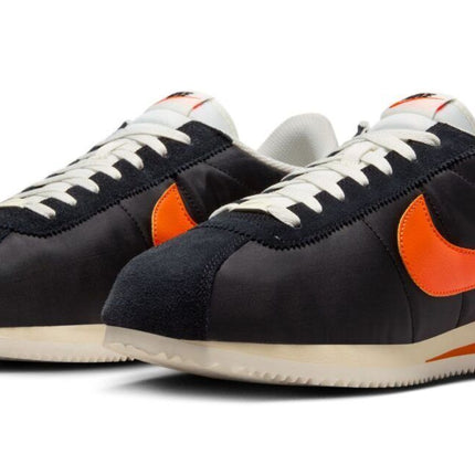 HF0263-003 Nike Cortez Textile Black Sail Muslin Safety Orange (Men's)