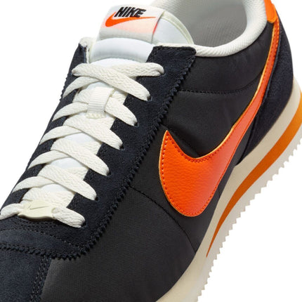 HF0263-003 Nike Cortez Textile Black Sail Muslin Safety Orange (Men's)