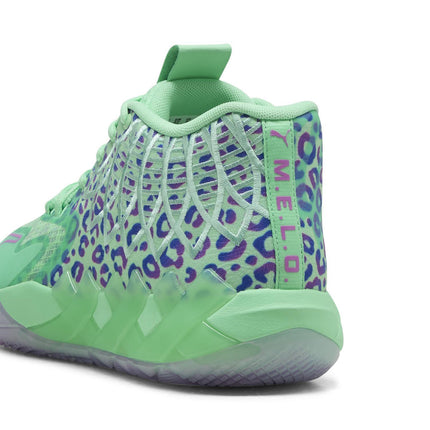 311401-01 Lamelo Ball × Puma MB 01 Alien Safari Green Glimmer (Men's)