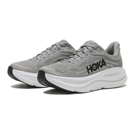 1162011-GCTC HOKA BONDI 9 GALACTIC GREY STELLAR GREY (Men's)