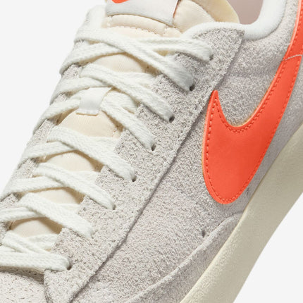 HF3158-100 Nike Blazer Low '77 PRM Summit White Safety Orange Coconut (Men's)