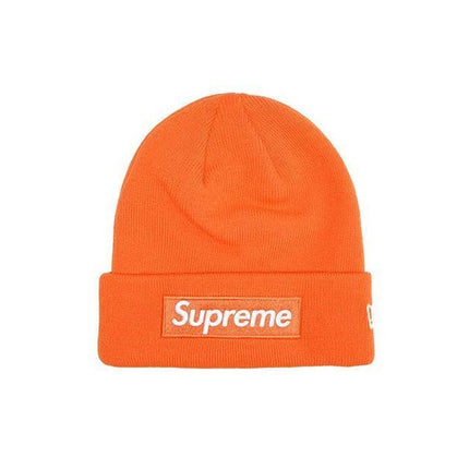 Supreme New Era Box Logo Beanie Orange