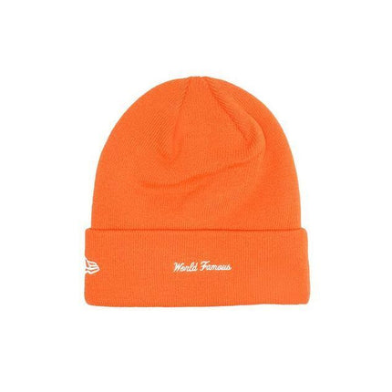 Supreme New Era Box Logo Beanie Orange